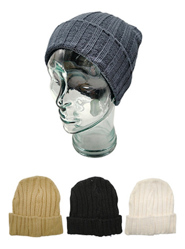 Gorro Hombre Canelon Para El Invierno 4124 Colores Especificar Por Msj Interno Adultos