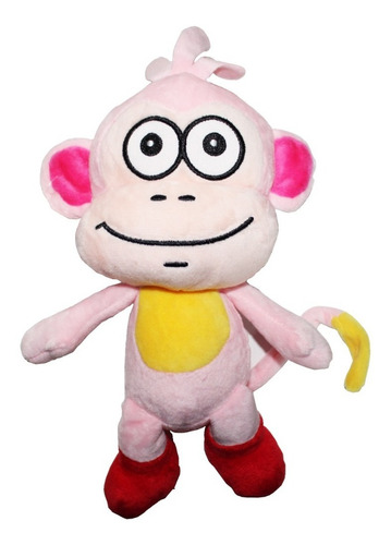 Peluche De Changuito 15 Cm Mono Juguete Suave Chango Rosa C Rosa