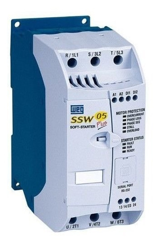 Chave De Partida Soft Starter Ssw05 85a 30/60cv 220/380v Weg