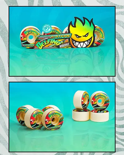 Ruedas Skate Spitfire Delfino Turbo 5.7cm 97a Radials | Cuotas sin
