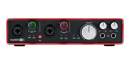 Interfaz Usb Focusrite Scarlett 6i6 Mosc0016 