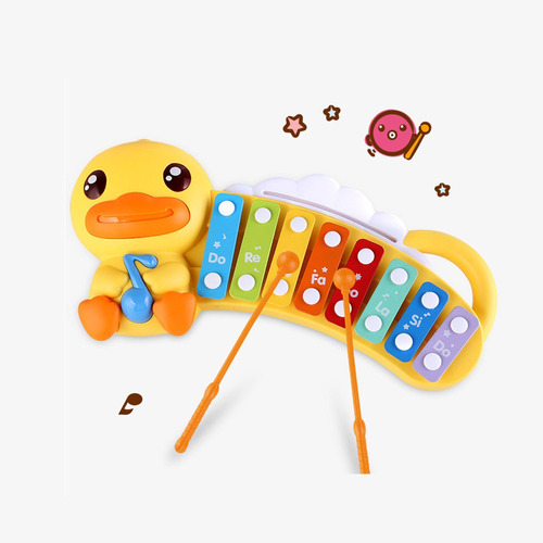 Xilofono B.duck Baby Amarillo Juguete Musical Niños Juegos
