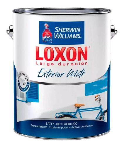 Loxon Latex Exterior Blanco 20lts Sherwin Williams - Iacono