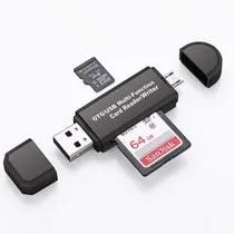 Comprar Lector De Memoria 4 En 1 (micro Usb, Micro Sd, Tf Y Usb)