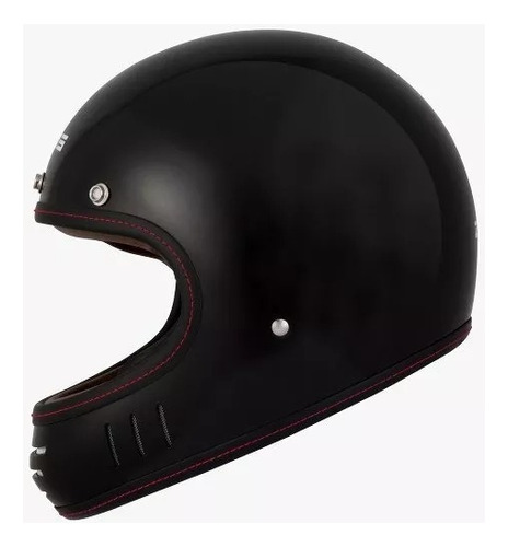 Casco Integral Zeus 816 Cafe Racer Vintage Sin Visor 