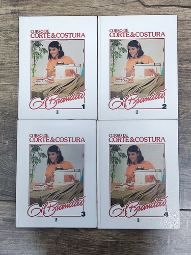 Curso De Corte E Costura Gil Brandão - 4 Volumes - Raridade (Usado)