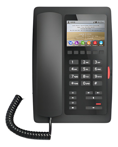 Teléfono IP Fanvil H5 con pantalla a color para hotel
