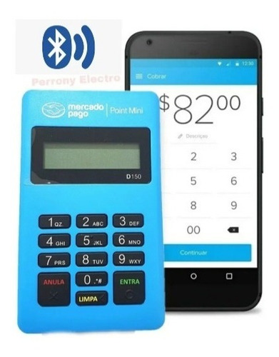 Máquina De Cartão Débito E Crédito Point Mini - Mercado Pago