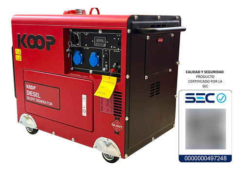 Generador Insonoro 5000w + Ats Tablero Transf. Sello Sec