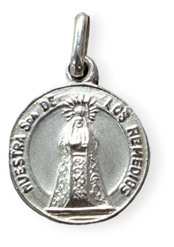 Medalla Plata 925 Virgen De Los Remedios #1175