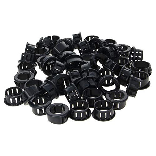  Hole Plugs Osb 19 Black Nylon Snap In Cable Hose Bushi...