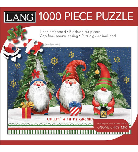 Lang Gnome Rompecabezas Navideño - 1000 Pc , Multicolor