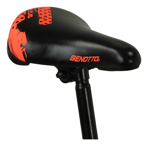 Bicicleta Benotto Agressor R20 1v. Frenos V Acero Gris/naranja