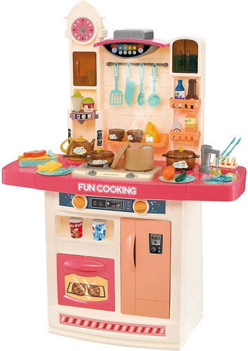 Cocinita Infantil+sonido+luz+canilla Sale Agua+45 Accesorios