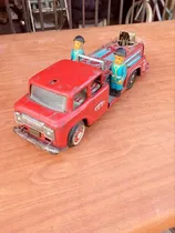 Comprar Juguete Antiguo Camion De Bomberos Chapa De Coleccion