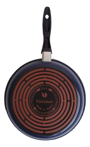 Sarten Acero Vitrificado Vitrinor España 25cm Nvo Antiadhere