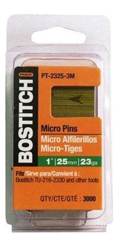 Bostitch Pt M Pin Sin Cabeza De Calibre 23 De 1 Pulgad