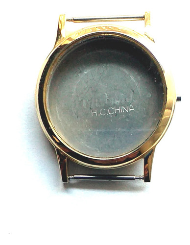 Repuesto Fornitura Para Reloj Caja Metal Con Vidrio 32,5 Mm