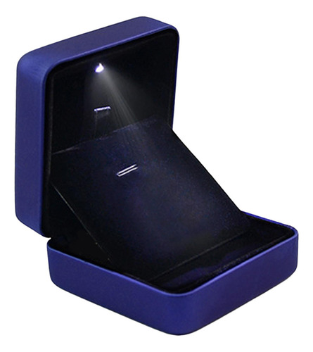 Caja Colgante De Luz Led Para Boda, Compromiso, Caja De Azul