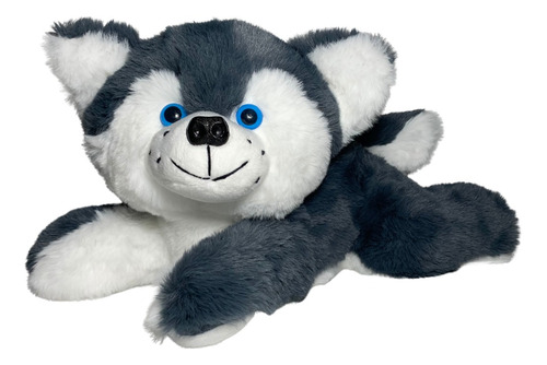 Peluche Lobo Husky Cozy Friends - Calienta En Microondas