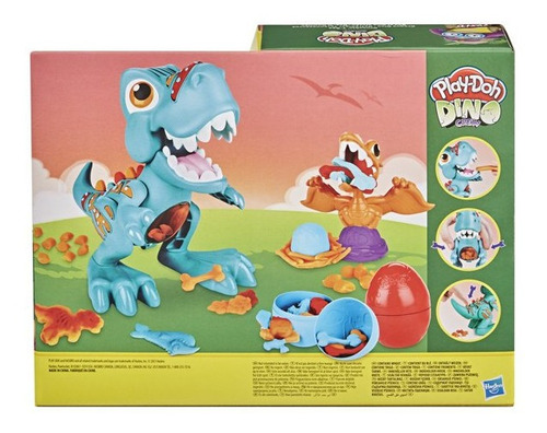 Play-doh Dino Crew Dinosaurio T-rex El Dino Gloton *sk