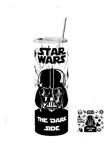 Termo Cafe Skinny Tumbler 20 Oz Darth Vader Star Wars