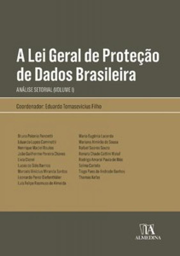 Livro A Lei Geral De Proteçao De Dados Brasileira