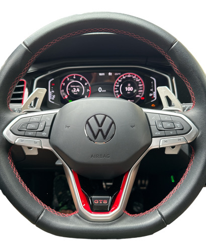 Paddle Shift Prata Vw Polo Virtus Nivus Taos Amarok Golf