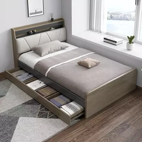 Imagen 2 de 6 de Cama Moderna Juvenil Md Inv-1009 - B1 Junior Class