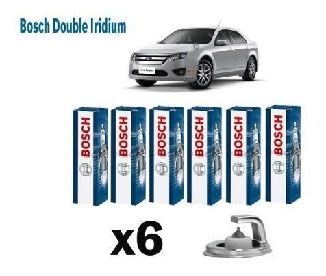 Jogo De Vela Ignição Bosch Iridium Duplo Ford Fusion 3.0 V6