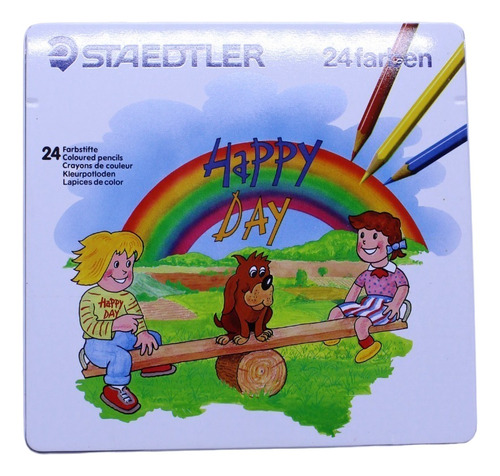 Lapices Staedtler Colores Happy Day Caja Metal X24