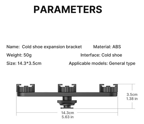 Base Vlog Bracket Shoe Cold Expansion Led Light Cold For