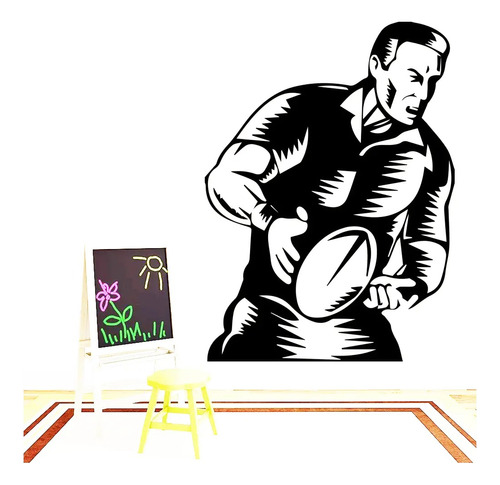 Vinilo Adhesivo Decorativo Pared Rugby 58x78cms Sticker