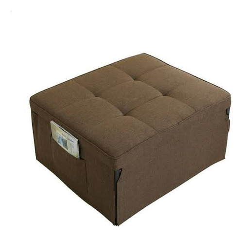 Sillón Otomano 3 En 1 Color Chocolate Nuevo Envío Gratis