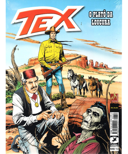 Tex Nº 648 - Em Português - Editora Mythos - Formato 16 X 21 - Capa Mole - 2023 - Bonellihq Cx92 Dez23