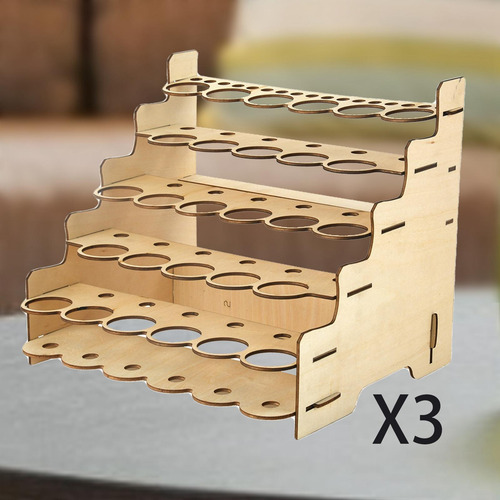 3x Módulo Tinta Pigment Garrafa Rack Epoxy Ferramenta