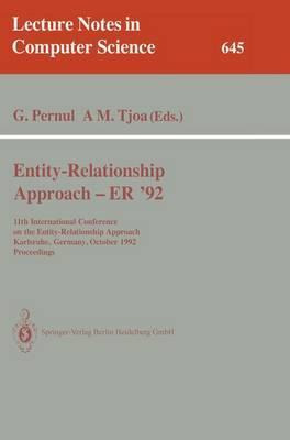 Libro Entity-relationship Approach - Er '92 - Gãâ¼nther ...
