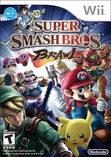 Super Smash Bros Brawl Wii Nuevo Fisico Sellado Gamebox