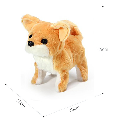 Muñeco De Peluche Eléctrico Realista, Perro Inteligente Que