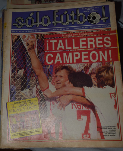 Revista Solo Futbol Talleres Campeon