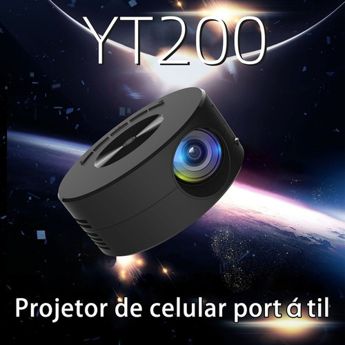 L Mini Projetor Portátil Hd 1080p Espelhamento Android E Ios