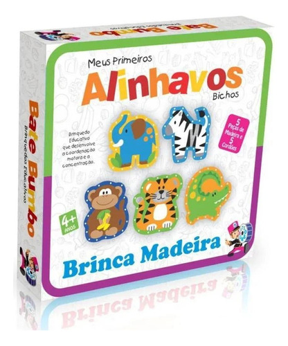 Meus Primeiros Alinhavos Bichos - Bate Bumbo Brinquedos