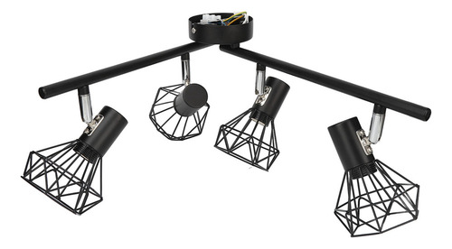S Kit De Iluminación Led Para Riel De 4 Luces, Luz