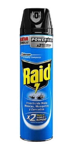 Imagen 1 de 1 de Raid Azul Insecticida Mmm 360cc. Pack 3 Unid.