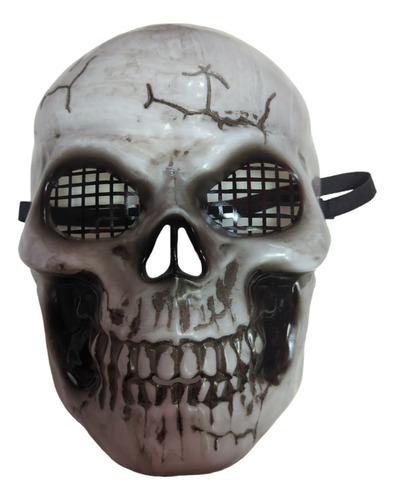 Mascara Esqueleto Calavera Plastico Grande Halloween Disfraz