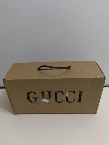 Caja De Cartón Gucci Original Tamaño 38x21x14 