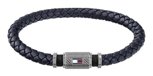 Imagen 1 de 3 de Pulsera Tommy Hilfiger Caballero Color Negro 2790083 - S007
