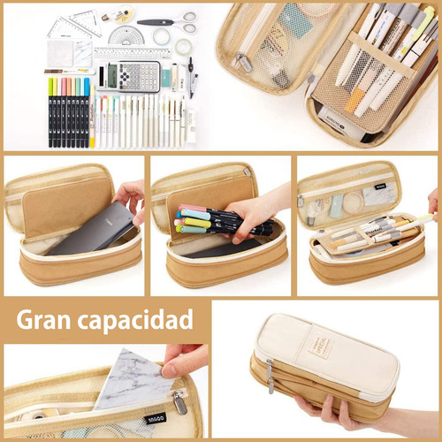 Estuche De Lápices De Gran Capacidad, Bolsa Expandible