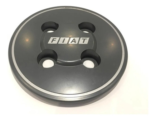 Juego X4 Taza Centro De Llanta Fiat 128/147/uno/duna Gris