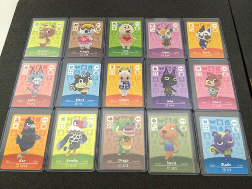 Animal Crossing Tarjetas Amiibo